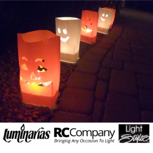 10 Pk Die-Cut Halloween Electric Luminarias Sleeves
