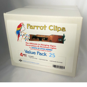 25 Pack 4" Parrot Clips