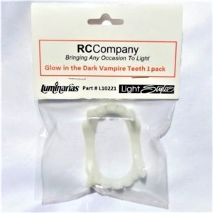 Glow in the Dark Vampire Halloween Teeth 1 pack