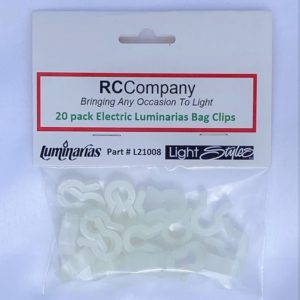 20pk Electric Luminarias Bag Clips