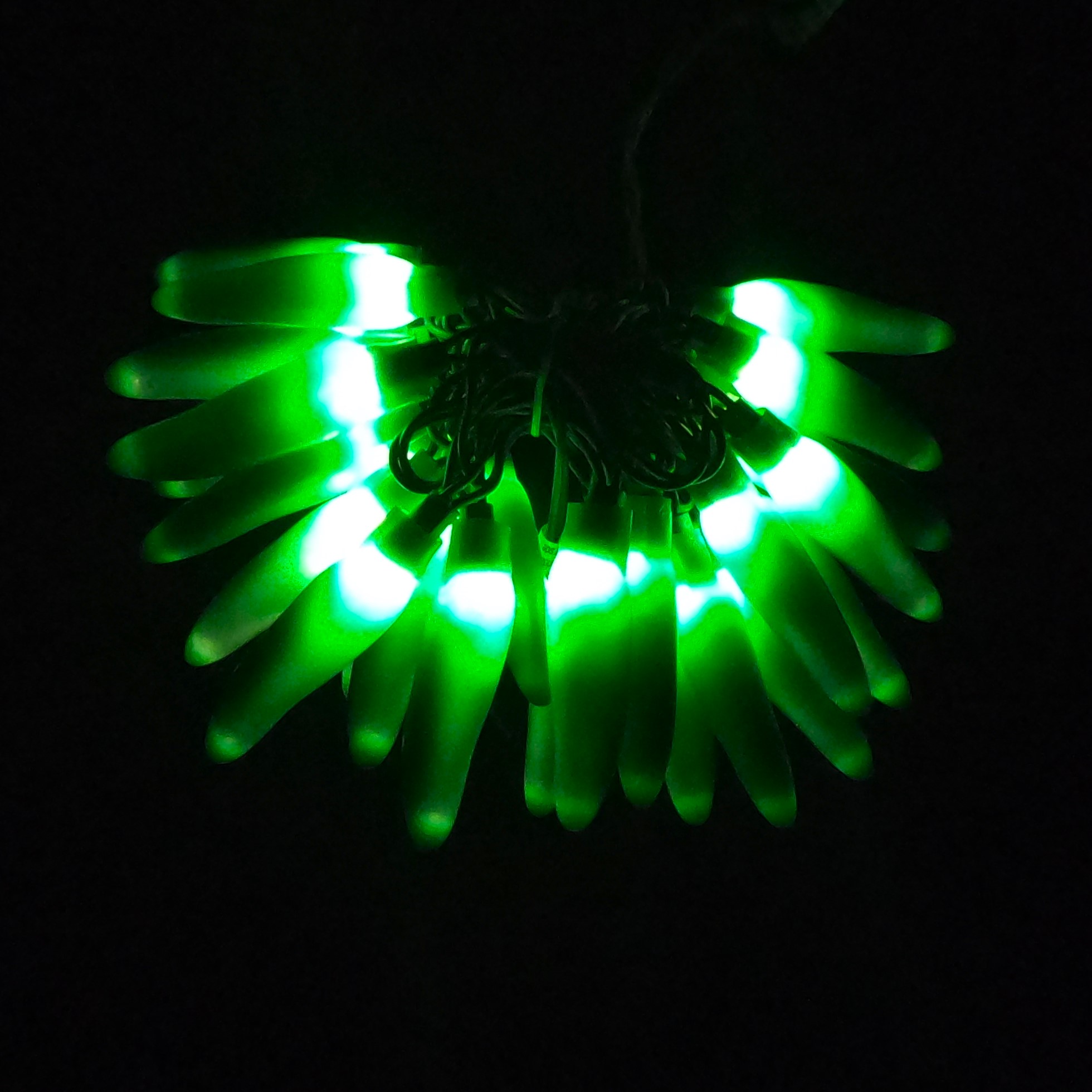 C16225 25 LED Green Chili Pepper Lights bunched light by RC Company LLC