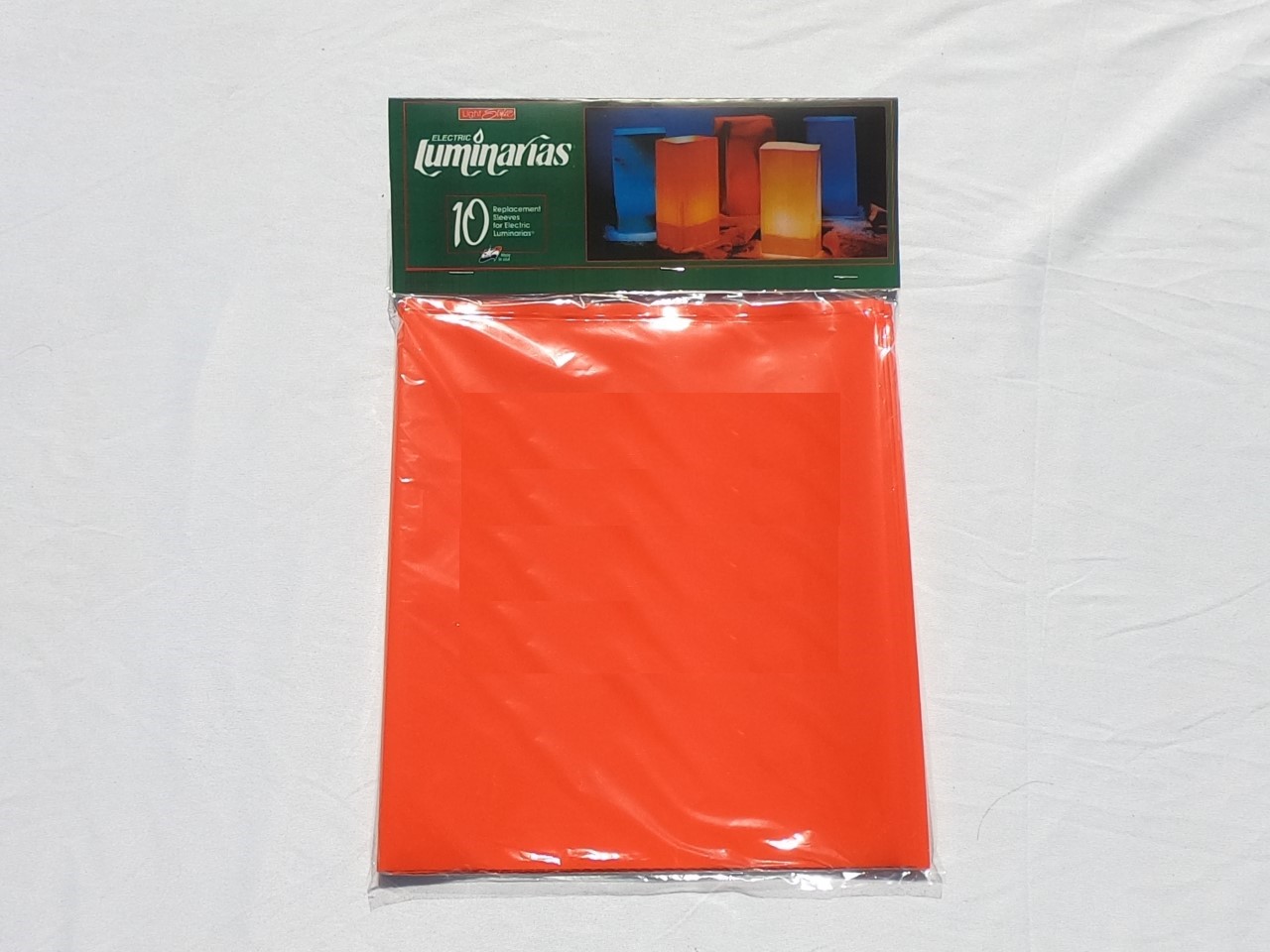 L10204 10 pack Orange Luminarias Sleeves
