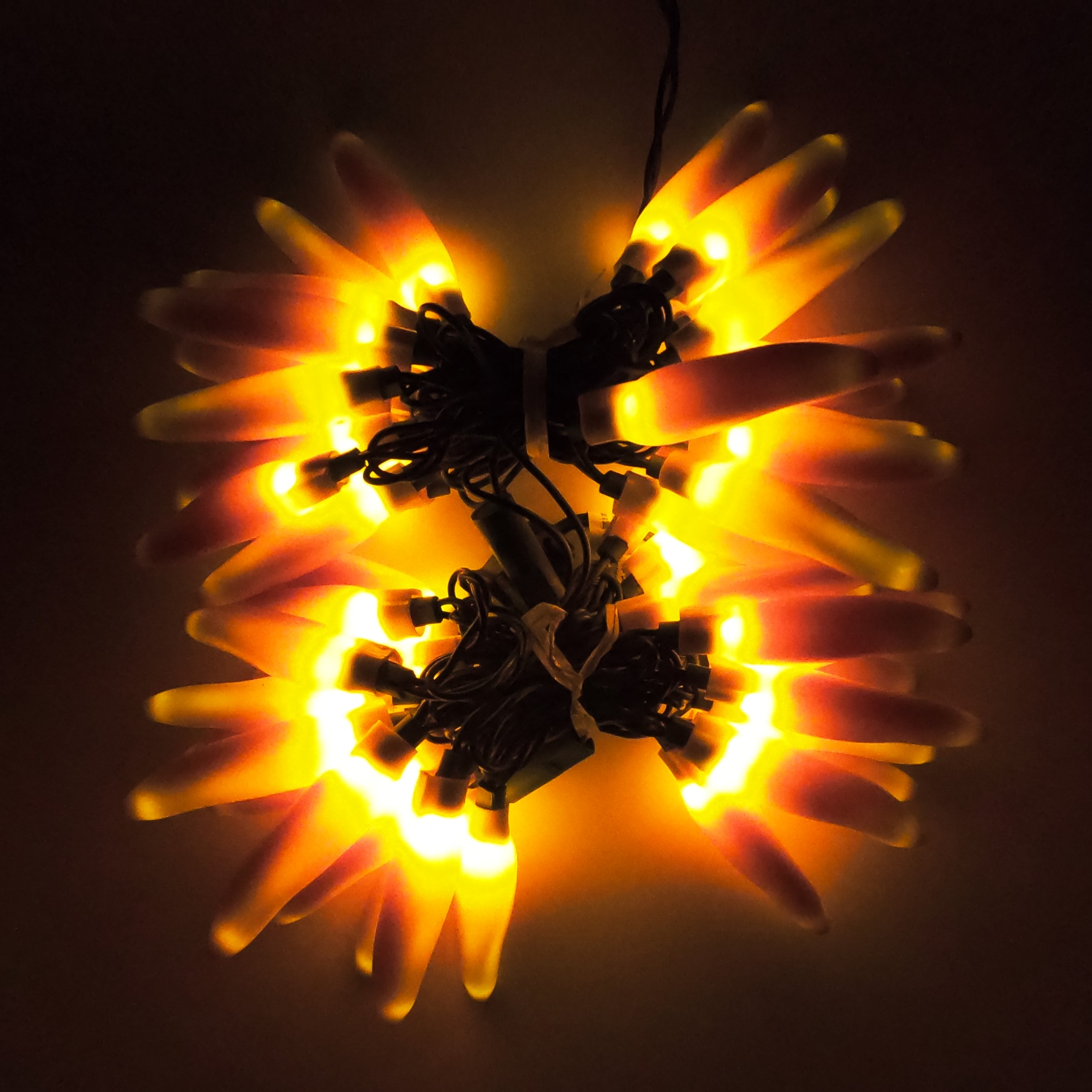 C16350 50 LED Yellow Chili Pepper Lights bunched light by RC Company LLC