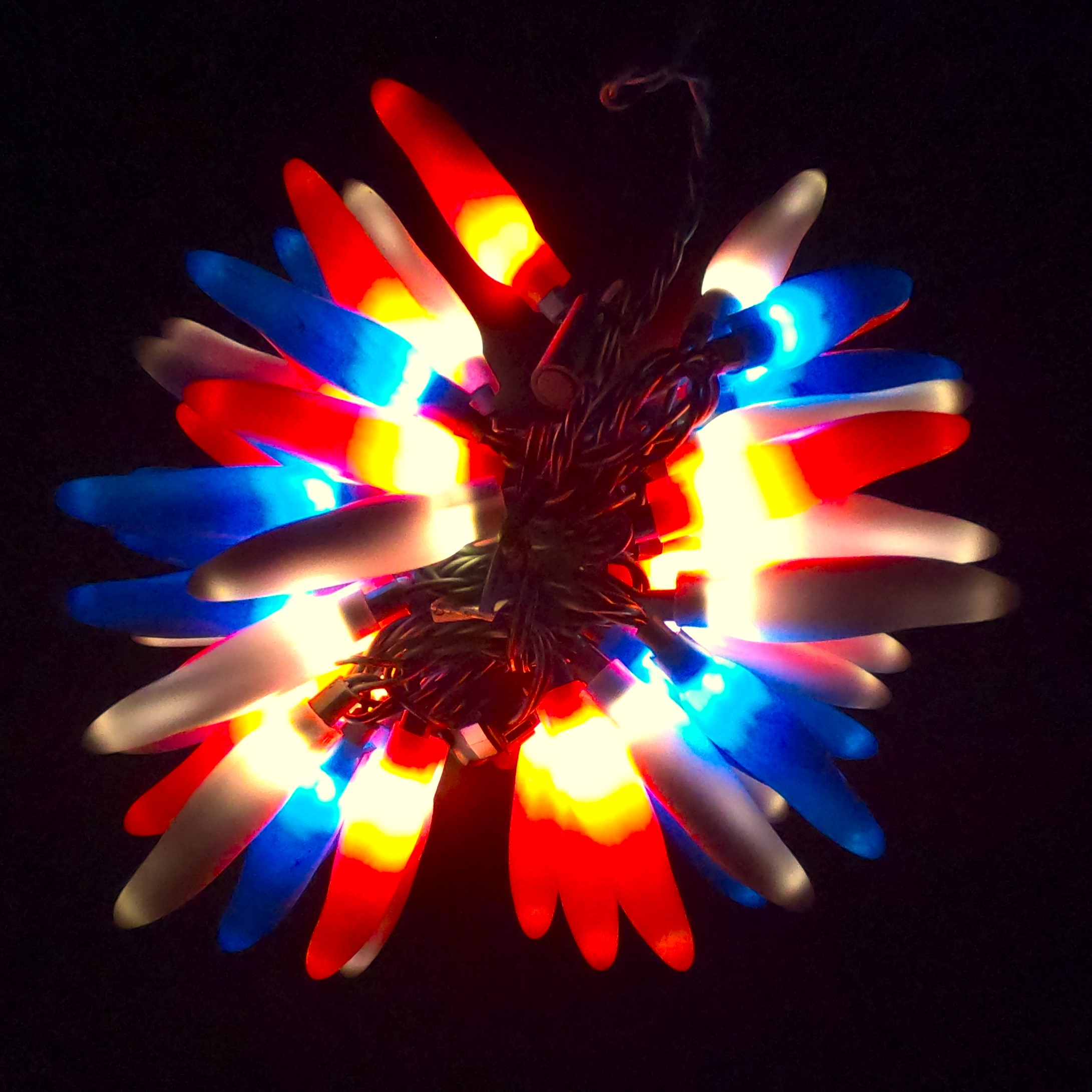 C17050 50 LED Patriotic Chili Pepper Lights bunched light by RC Company LLC