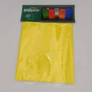L10063 10 pk Yellow Luminarias Sleeves front by RC Company LLC