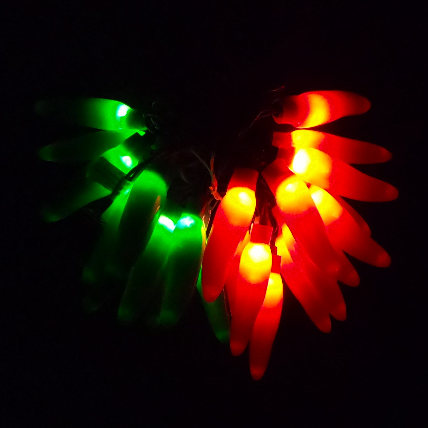 C17225 25 LED Christmas Chili Pepper Lights Bunched light by RC Company LLC
