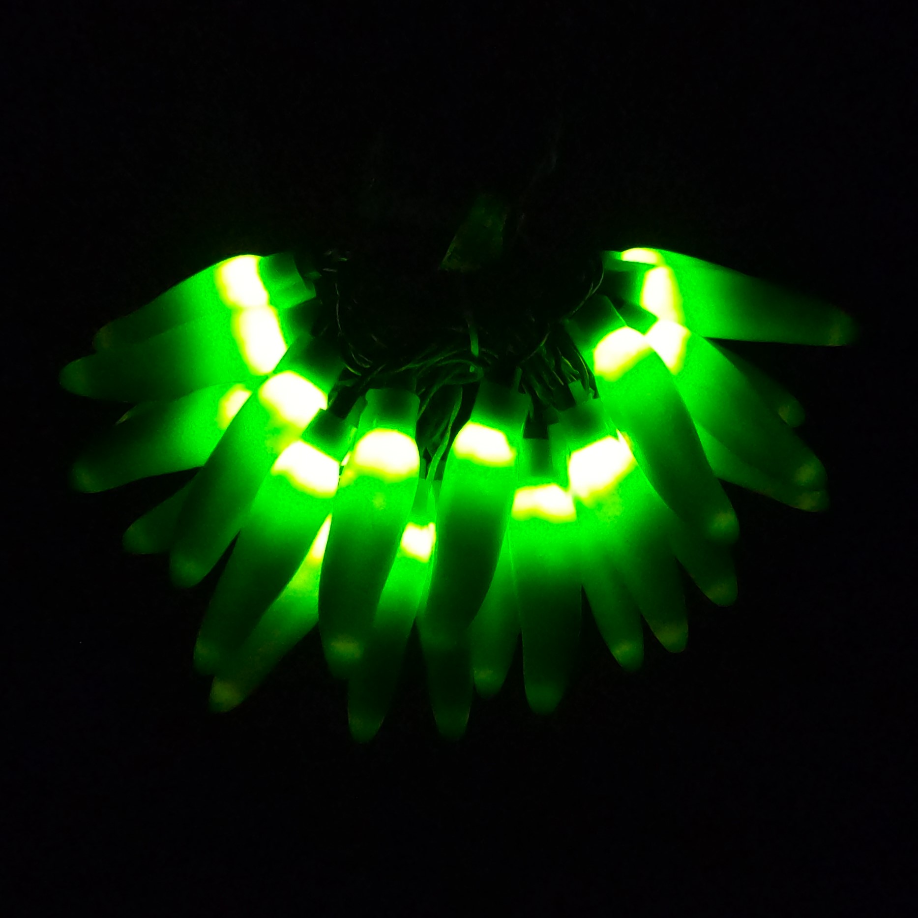 C17525 25 LED Wild Irish Chili Pepper Lights Bunched Light by RC Company LLC