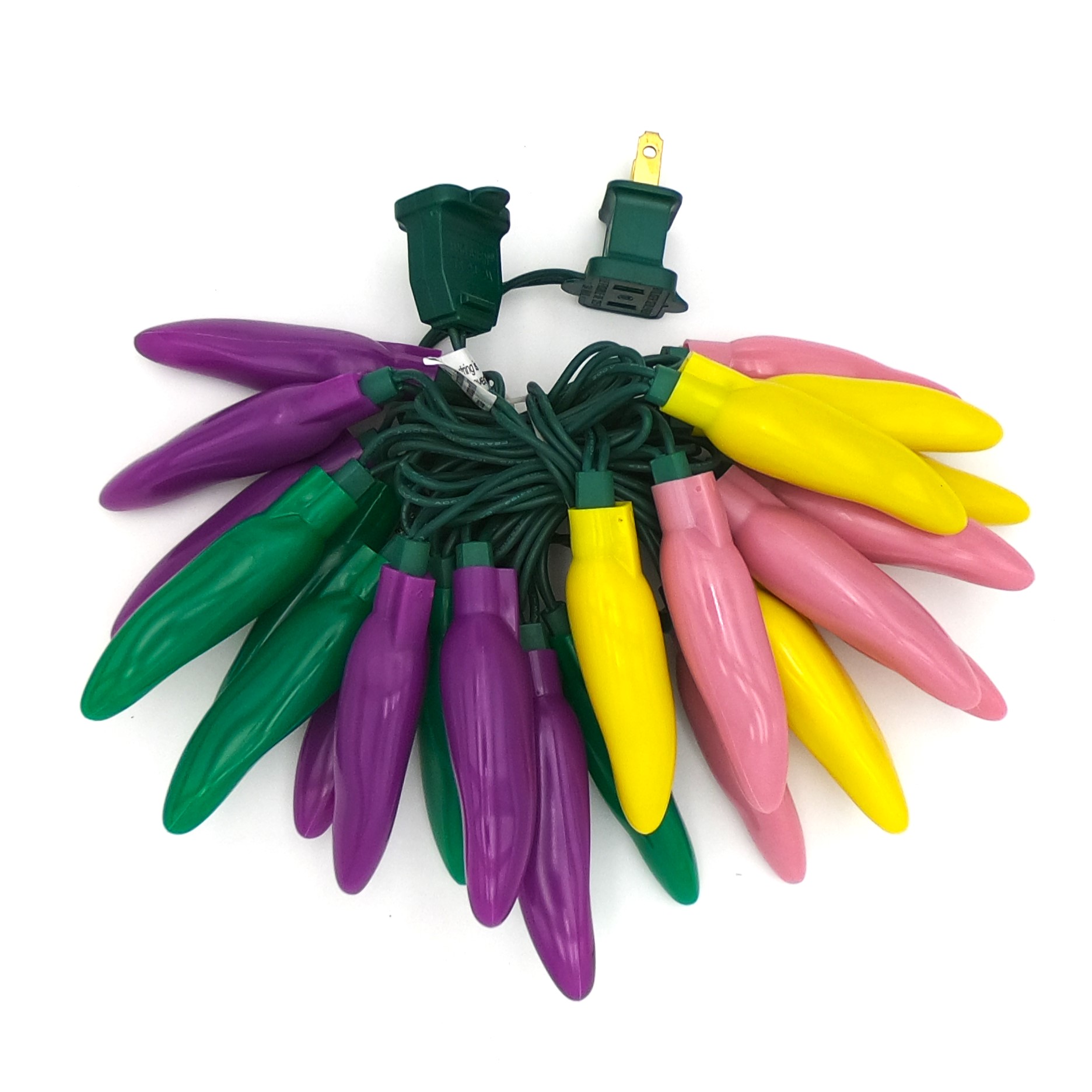 C17625 25 LED Carnival Chili Pepper Lights Bunched by RC Company LLC