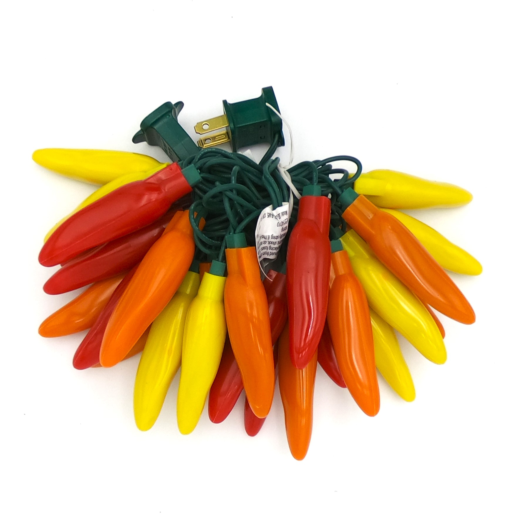 C17925 25 LED Thanksgiving Fall Chili Pepper Lights Bunched by RC Company LLC