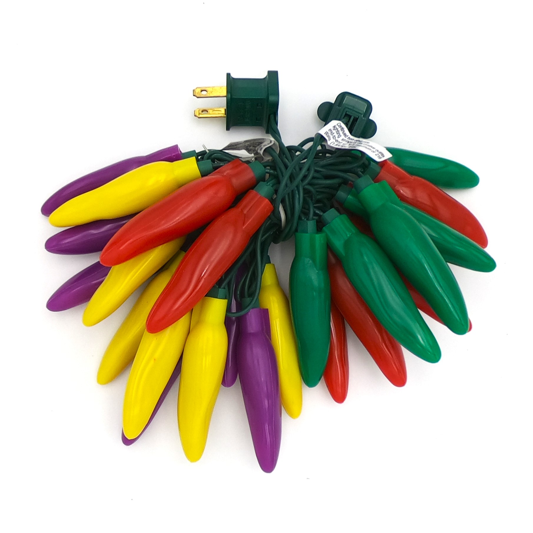 C18125 25 LED Party Chili Pepper Lights Bunched by RC Company LLC