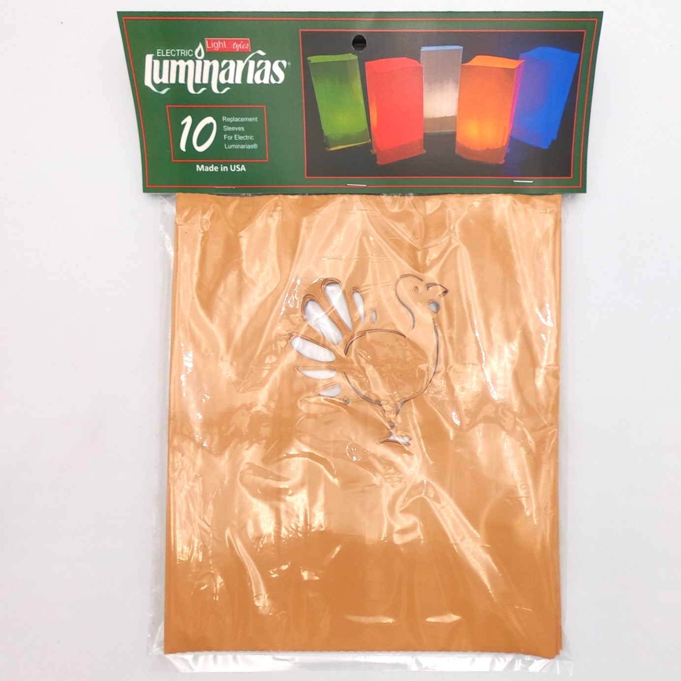 L11280 10 pack Kraft Brown Turkey Sleeves front by RC Company LLC